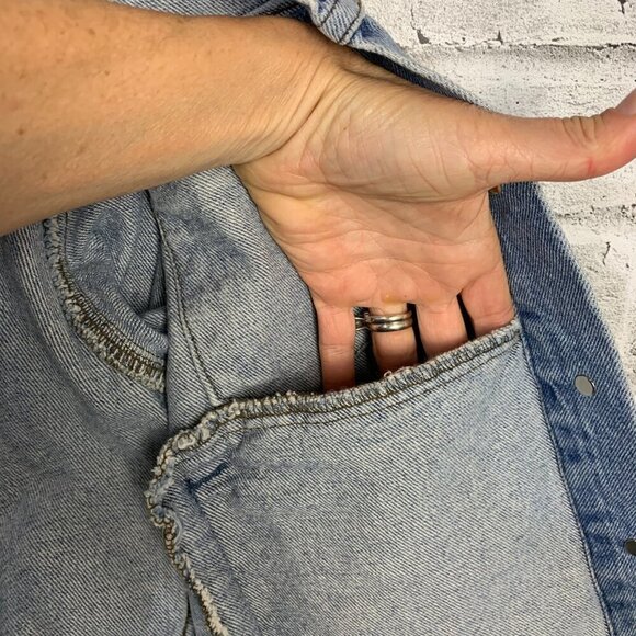 Harley Davidson Denim Trucker Light Wash Jean Jacket - Picture 7 of 14